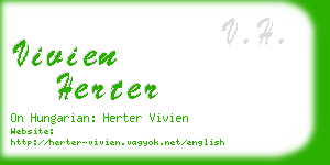 vivien herter business card
